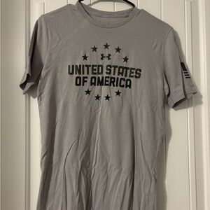 Under Armour Gray USA Men's Tee